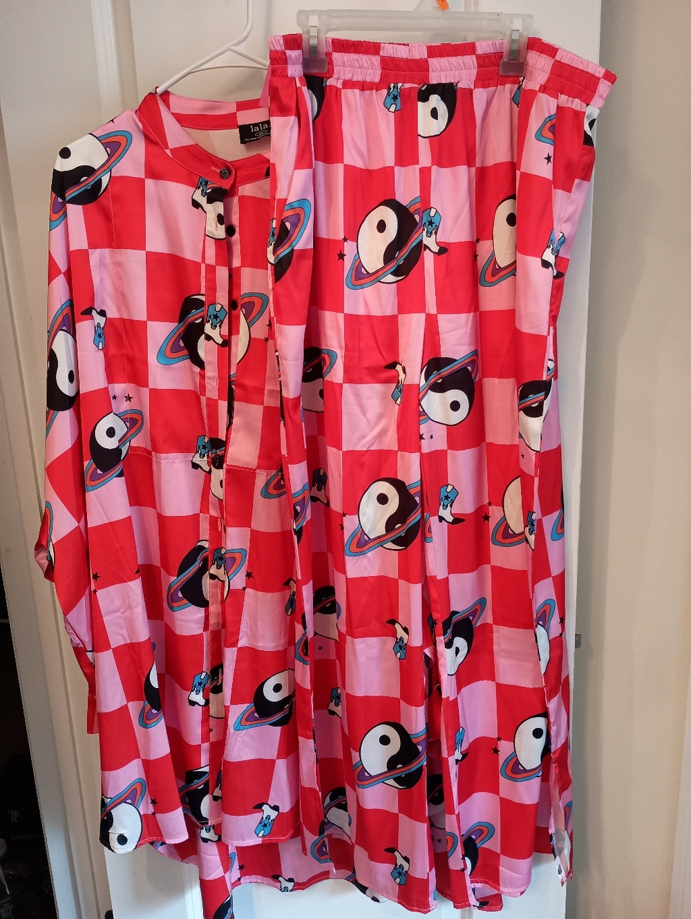 Dressed In LaLa Satin Set